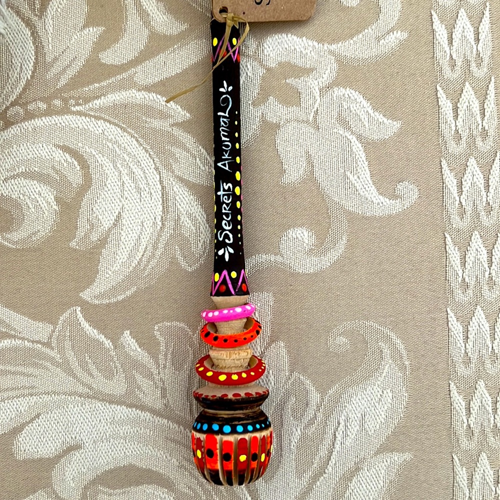 Molinillo Wooden Mexican Hot Chocolate Stirrer - Secrets Akumal - Hand Crafted